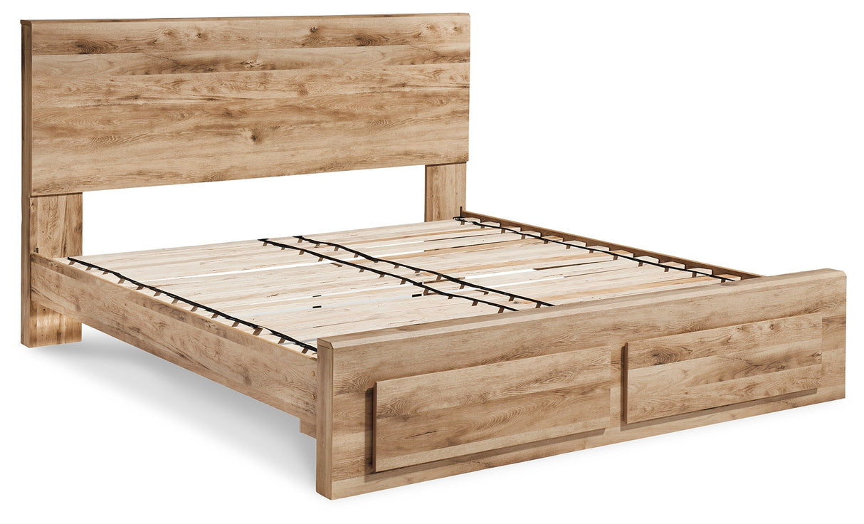 Hyanna King Panel Storage Bed, Dresser and 2 Nightstands