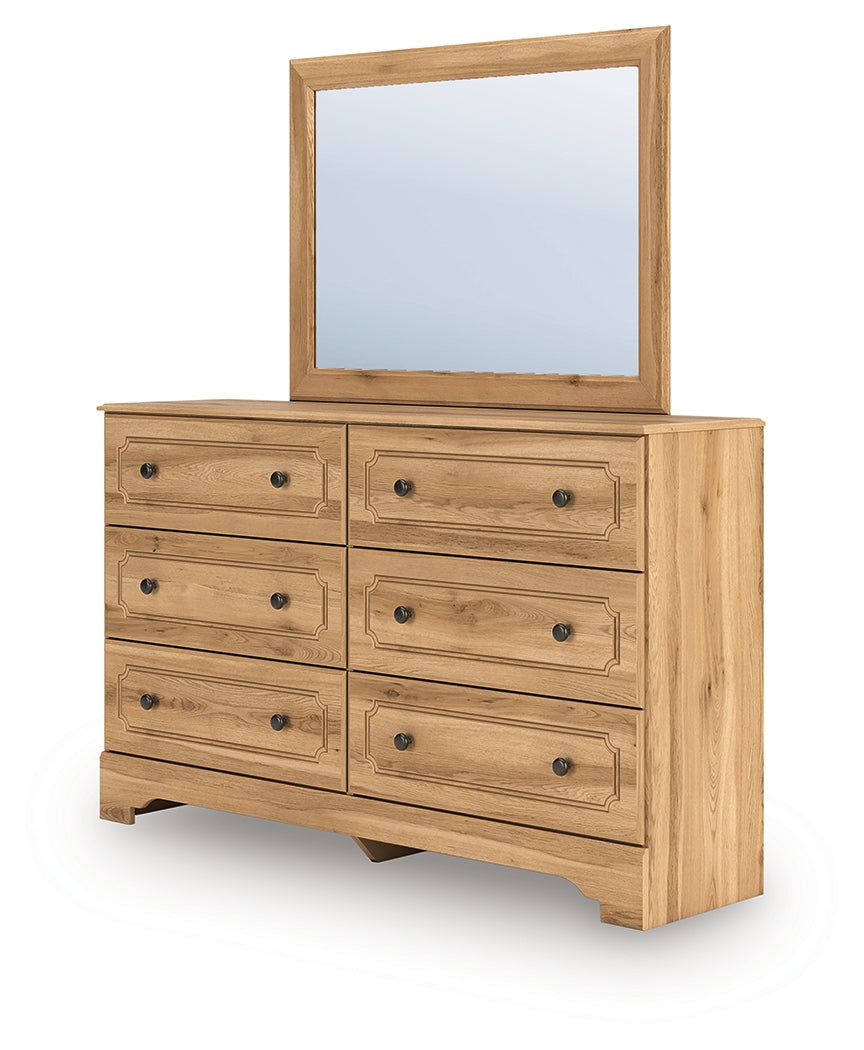 Aleaport Queen Panel Bed, Dresser, Mirror and Nightstand