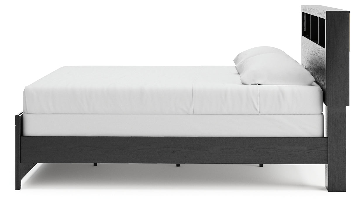 Broachmyn King Bookcase Panel Bed