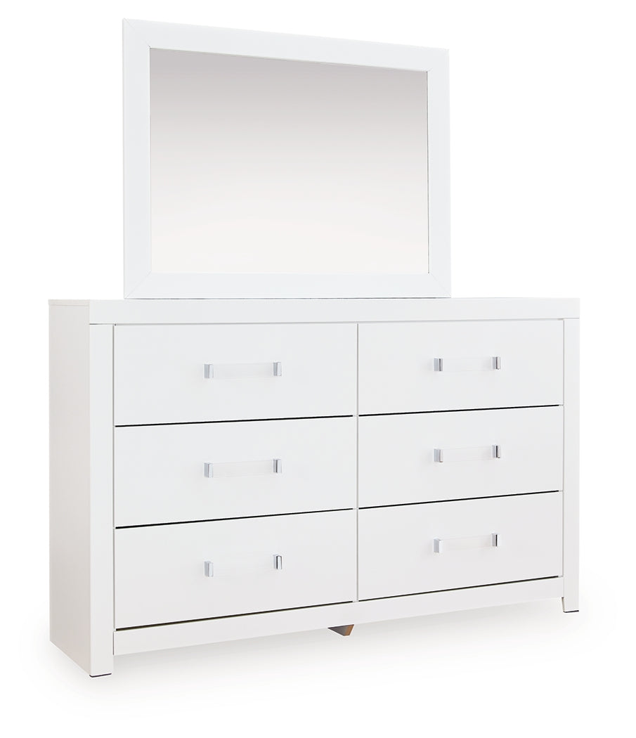 Maeling Dresser and Mirror