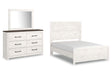 Furniture City Houma - Ashley Furniture - Gerridan Full Panel Bed with Dresser and Mirror - Full Panel Bed with Dresser and Mirror - B1190B6