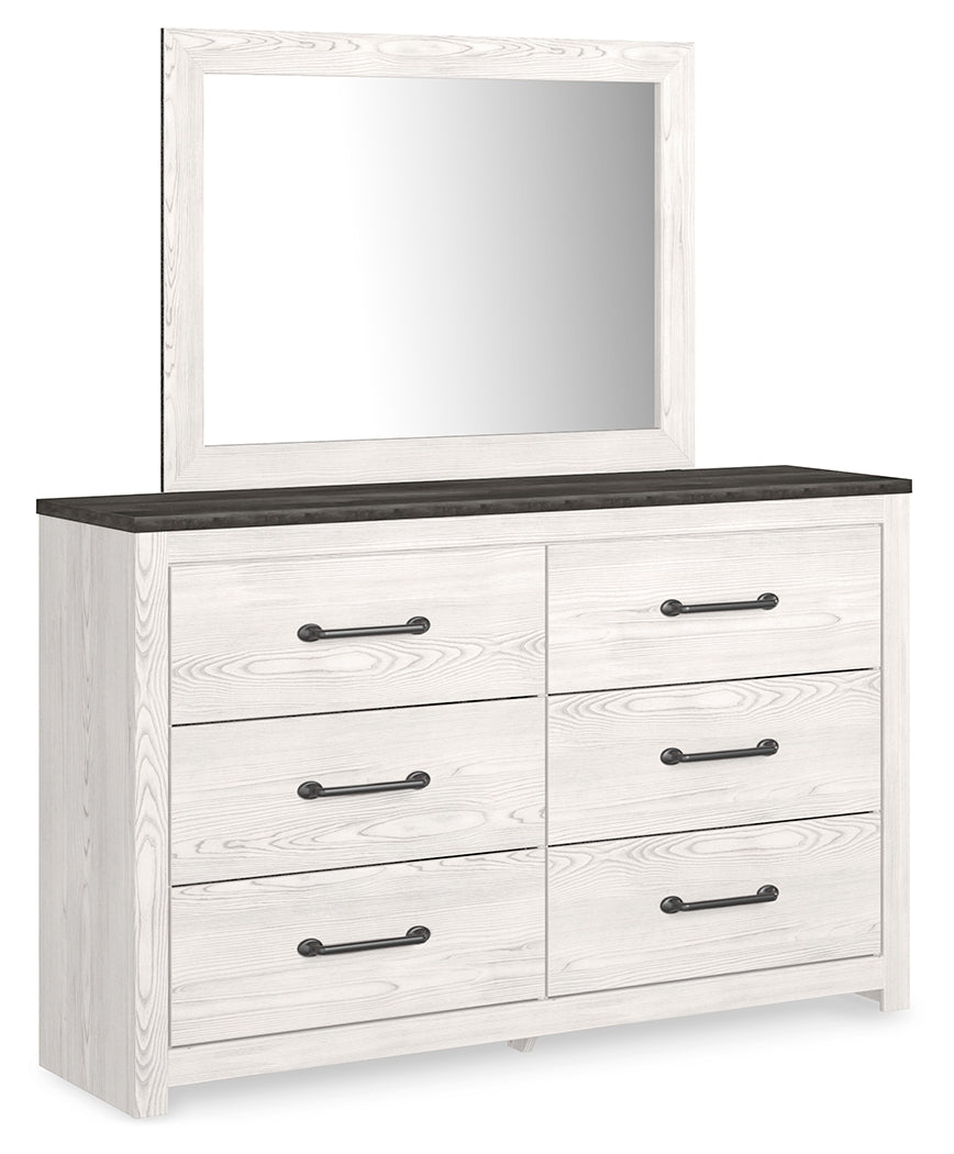 Gerridan Queen Panel Bed, Dresser, Mirror, Chest and Nightstand