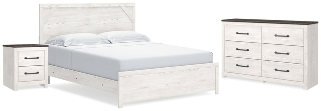 Furniture City Houma - Ashley Furniture - Gerridan King Panel Bed, Dresser and Nightstand - King Panel Bed, Dresser and Nightstand - B1190B23