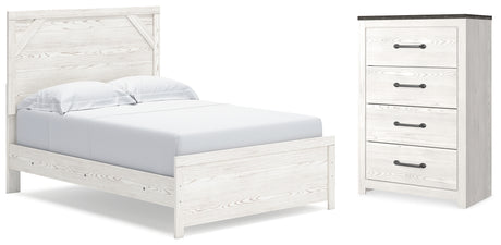 Furniture City Houma - Ashley Furniture - Gerridan Full Panel Bed and Chest - Full Panel Bed and Chest - B1190B36
