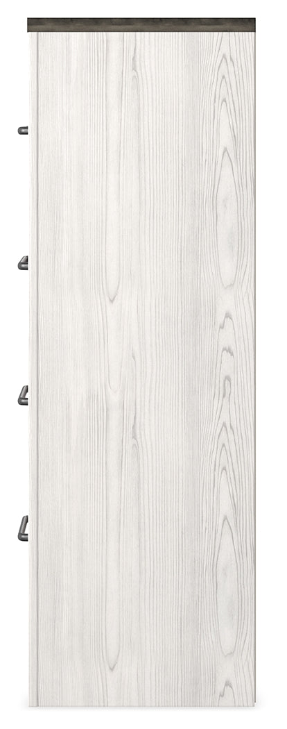 Gerridan King Panel Bed, Dresser, Mirror, Chest, and Nightstand