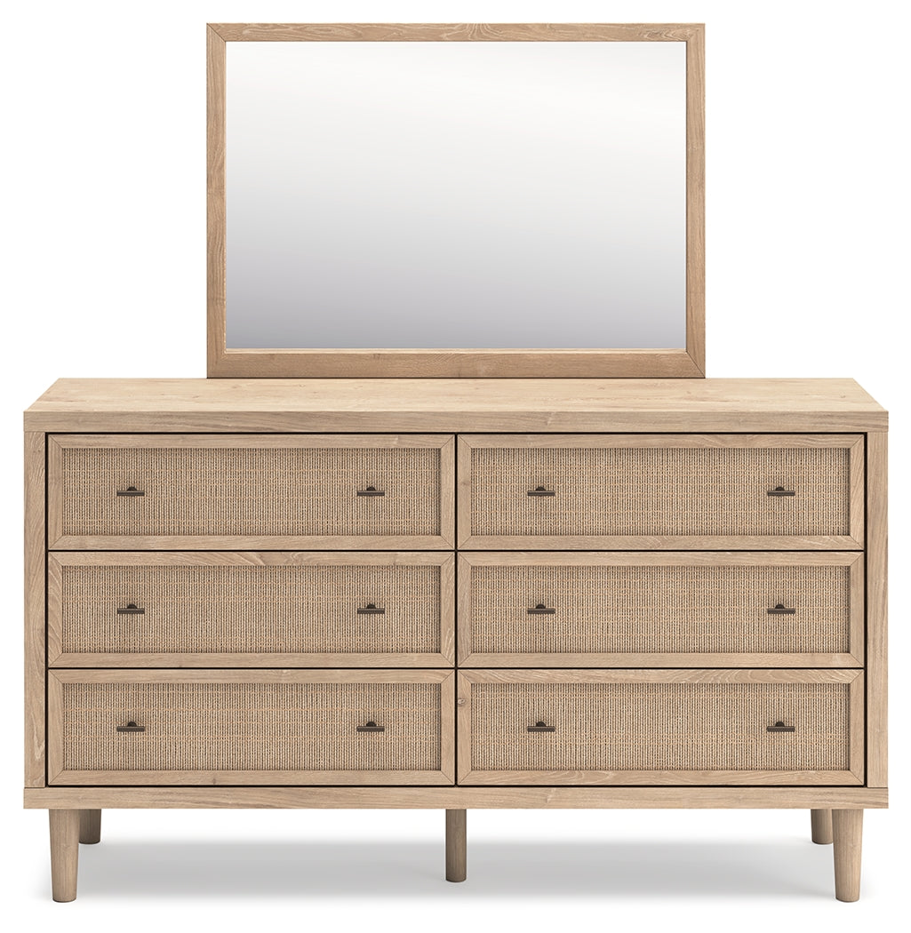 Cielden Twin Panel Bed, Dresser and Mirror