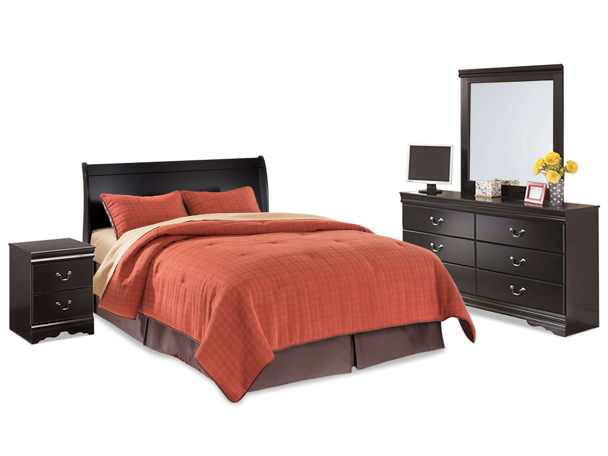 Huey Vineyard Queen Sleigh Headboard, Dresser, Mirror and Nightstand