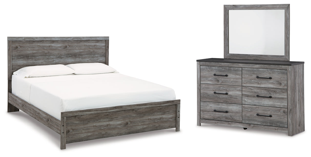 Furniture City Houma - Ashley Furniture - Bronyan King Panel Bed, Dresser and Mirror - King Panel Bed, Dresser and Mirror - B1290B7