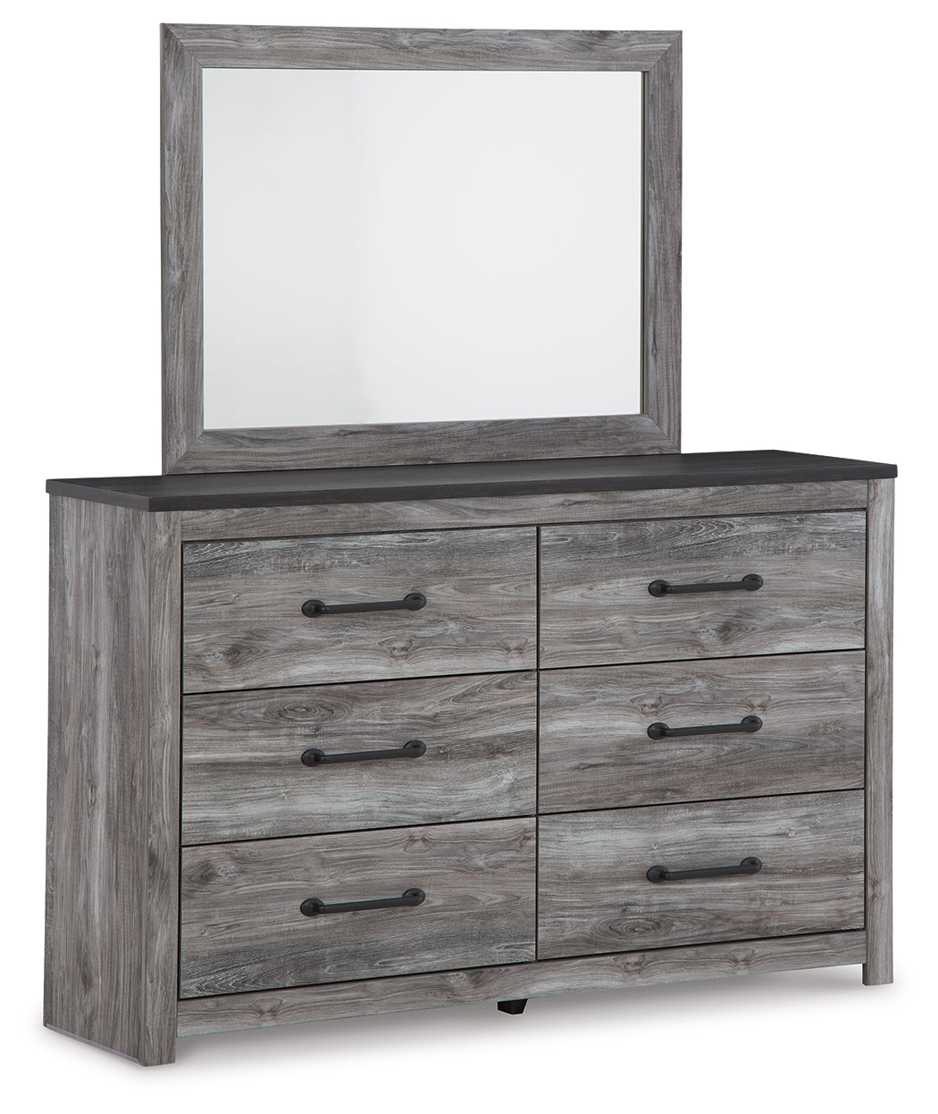 Bronyan King Panel Bed, Dresser, Mirror, Chest and 2 Nightstands