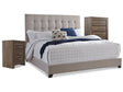 Furniture City Houma - Ashley Furniture - Dolante Queen Upholstered Bed with Chest of Drawers and Nightstand - Queen Upholstered Bed with Chest of Drawers and Nightstand - B130B7