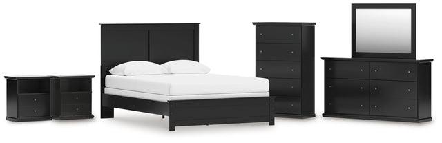 Furniture City Houma - Ashley Furniture - Maribel Queen Panel Bed, Dresser, Mirror, Chest and 2 Nightstands - Queen Panel Bed, Dresser, Mirror, Chest and 2 Nightstands - B138B76