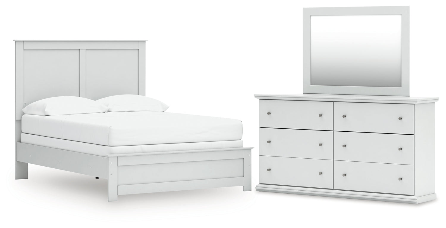 Furniture City Houma - Ashley Furniture - Bostwick Shoals Full Panel Bed, Dresser and Mirror - Full Panel Bed, Dresser and Mirror - B139B48