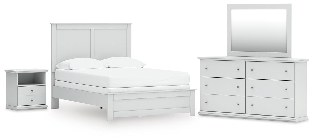Furniture City Houma - Ashley Furniture - Bostwick Shoals Full Panel Bed, Dresser, Mirror and Nightstand - Full Panel Bed, Dresser, Mirror and Nightstand - B139B58