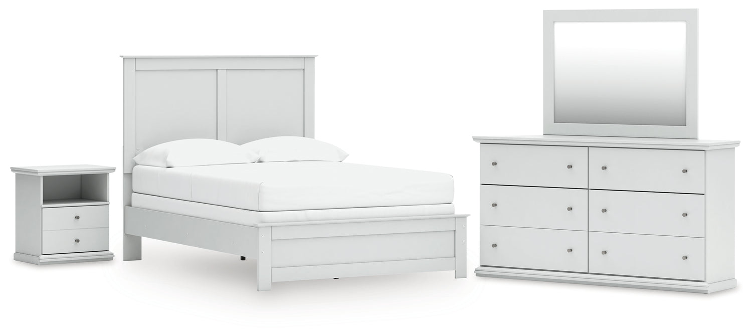 Furniture City Houma - Ashley Furniture - Bostwick Shoals Full Panel Bed, Dresser, Mirror and Nightstand - Full Panel Bed, Dresser, Mirror and Nightstand - B139B58