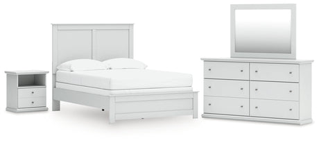 Furniture City Houma - Ashley Furniture - Bostwick Shoals Full Panel Bed, Dresser, Mirror and Nightstand - Full Panel Bed, Dresser, Mirror and Nightstand - B139B58