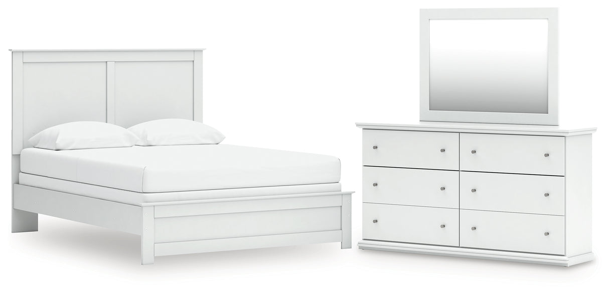 Furniture City Houma - Ashley Furniture - Bostwick Shoals Queen Panel Bed, Dresser and Mirror - Queen Panel Bed, Dresser and Mirror - B139B69