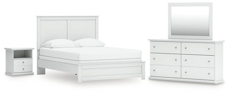 Furniture City Houma - Ashley Furniture - Bostwick Shoals Queen Panel Bed, Dresser, Mirror and Nightstand - Queen Panel Bed, Dresser, Mirror and Nightstand - B139B55