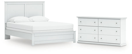 Furniture City Houma - Ashley Furniture - Bostwick Shoals Queen Panel Bed and Dresser - Queen Panel Bed and Dresser - B139B56