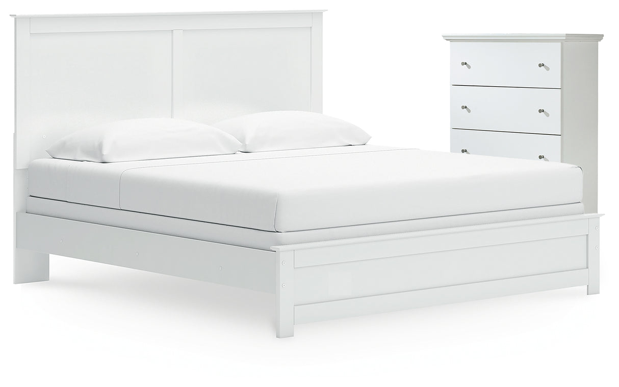 Furniture City Houma - Ashley Furniture - Bostwick Shoals King Panel Bed and Chest - King Panel Bed and Chest - B139B63