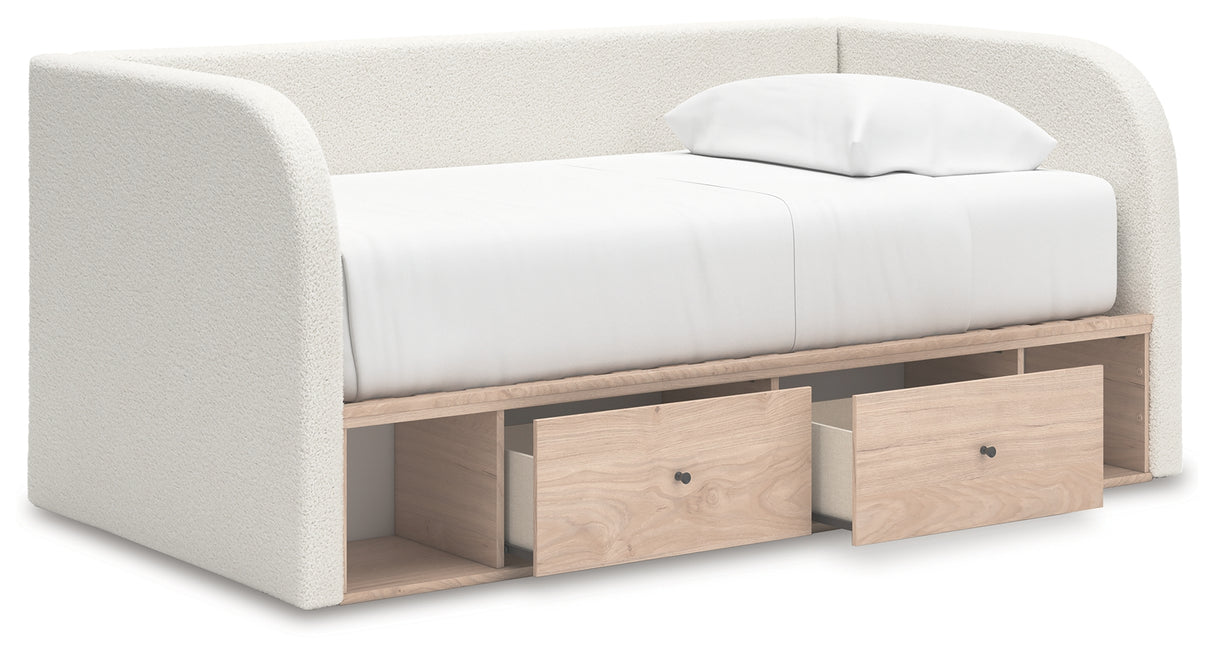Arloster Twin Day Bed with Storage, Dresser and Nightstand