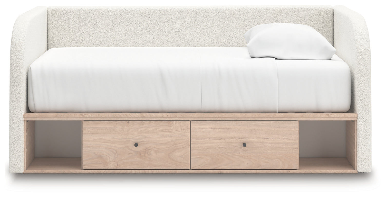 Arloster Full Upholstered Day Bed with Storage