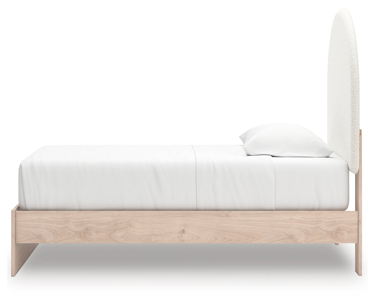 Arloster Twin Upholstered Panel Bed