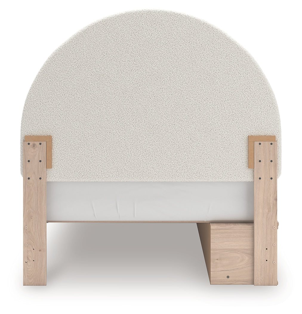 Arloster Full Upholstered Panel Bed with Storage