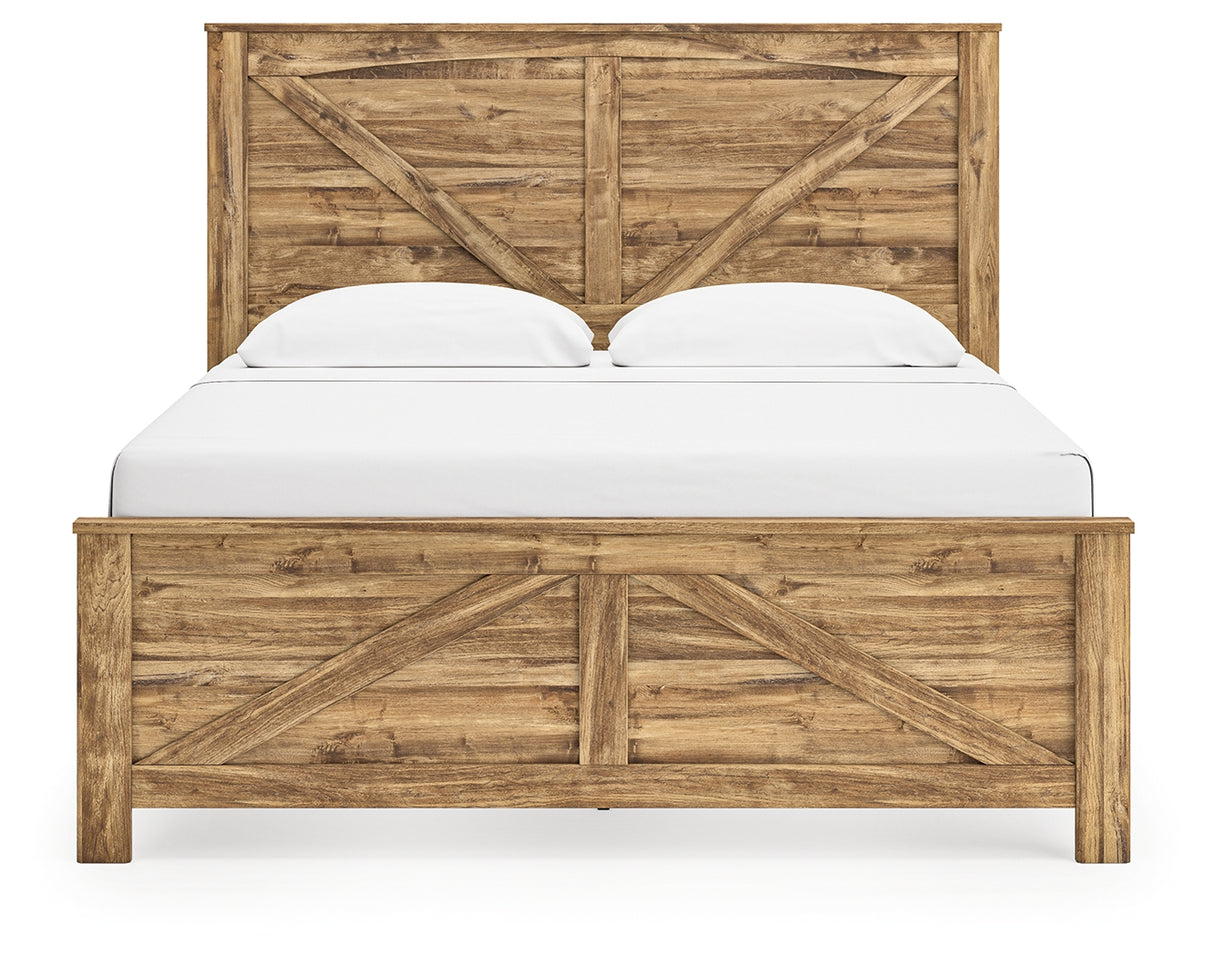 Maystonna King Crossbuck Panel Bed