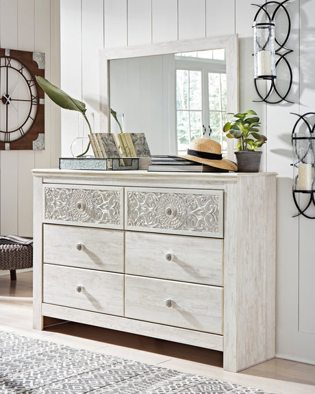 Furniture City Houma - Ashley Furniture - Paxberry Dresser and Mirror - Dresser and Mirror - B181B8