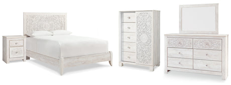 Furniture City Houma - Ashley Furniture - Paxberry Queen Panel Bed, Dresser, Mirror,  Chest and Nightstand - Queen Panel Bed, Dresser, Mirror,  Chest and Nightstand - B181B35