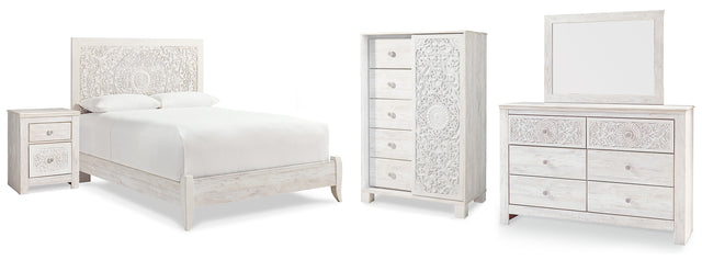 Furniture City Houma - Ashley Furniture - Paxberry Queen Panel Bed, Dresser, Mirror,  Chest and Nightstand - Queen Panel Bed, Dresser, Mirror,  Chest and Nightstand - B181B35