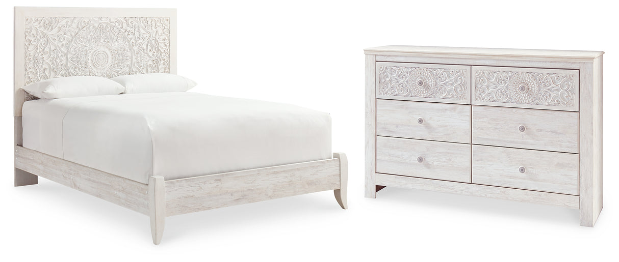 Furniture City Houma - Ashley Furniture - Paxberry Queen Panel Bed and Dresser - Queen Panel Bed and Dresser - B181B19