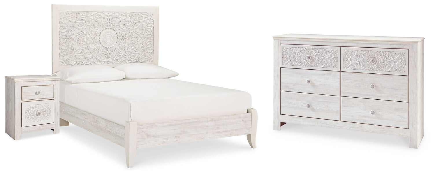 Furniture City Houma - Ashley Furniture - Paxberry Full Panel Bed, Dresser and Nightstand - Full Panel Bed, Dresser and Nightstand - B181B23