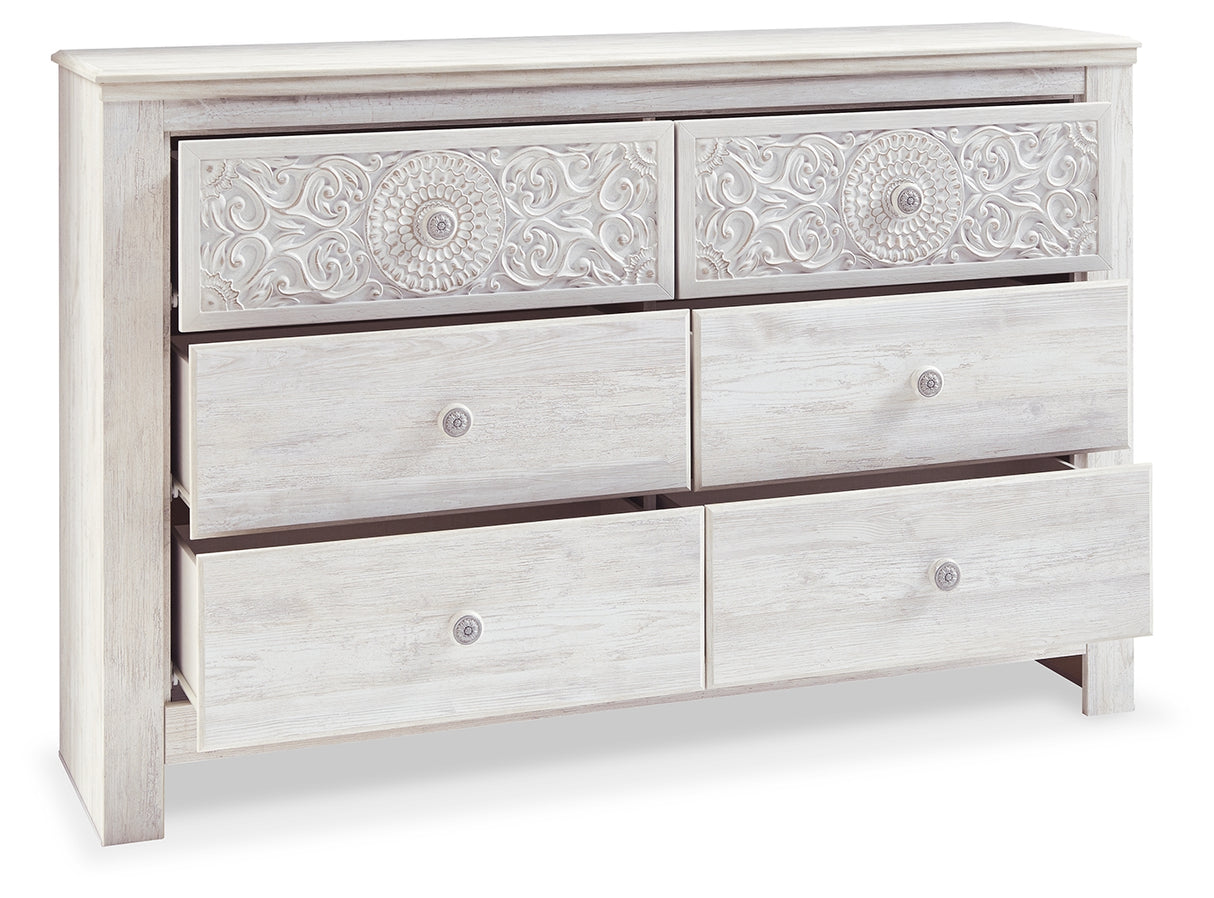 Paxberry Queen Panel Bed, Dresser and Chest