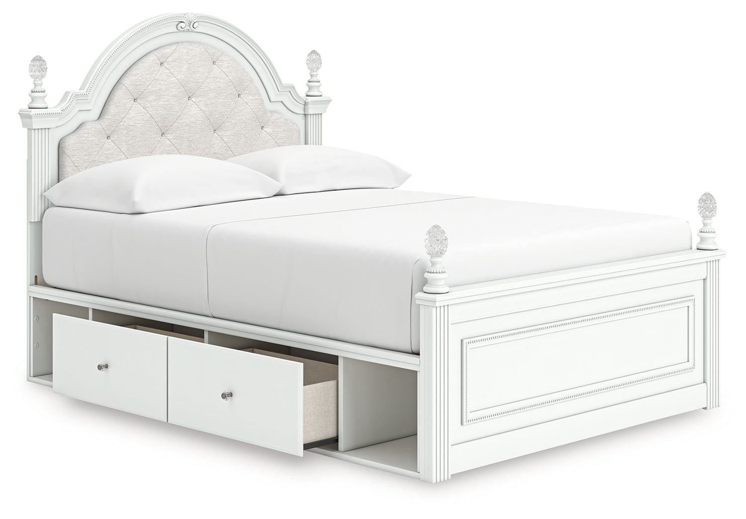 Kozlani Full Upholstered Panel Storage Bed