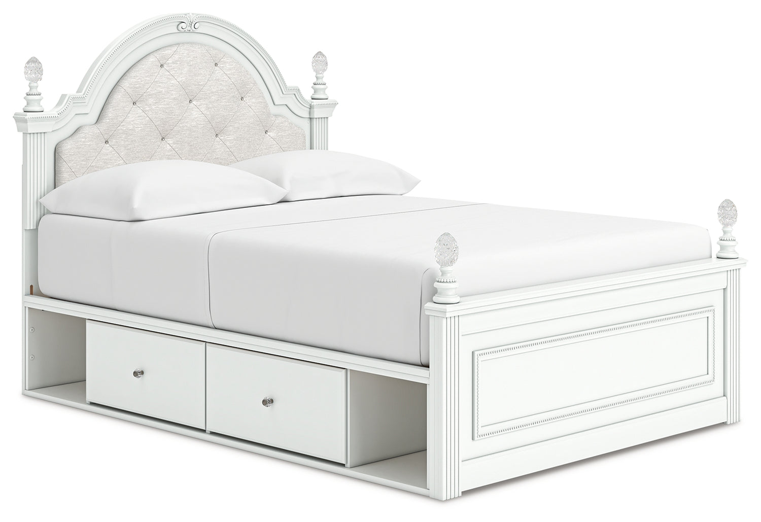 Kozlani Full Upholstered Panel Storage Bed