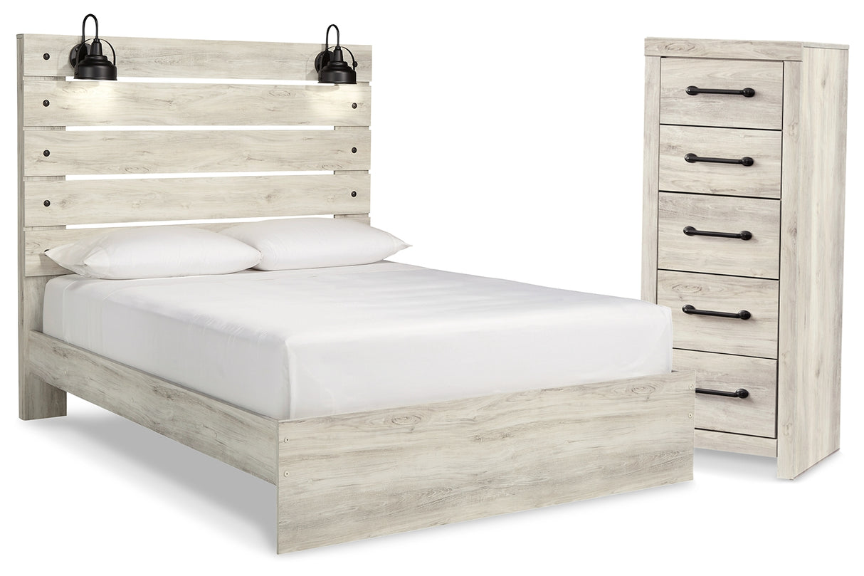 Furniture City Houma - Ashley Furniture - Cambeck Queen Panel Bed and Chest - Queen Panel Bed and Chest - B192B121