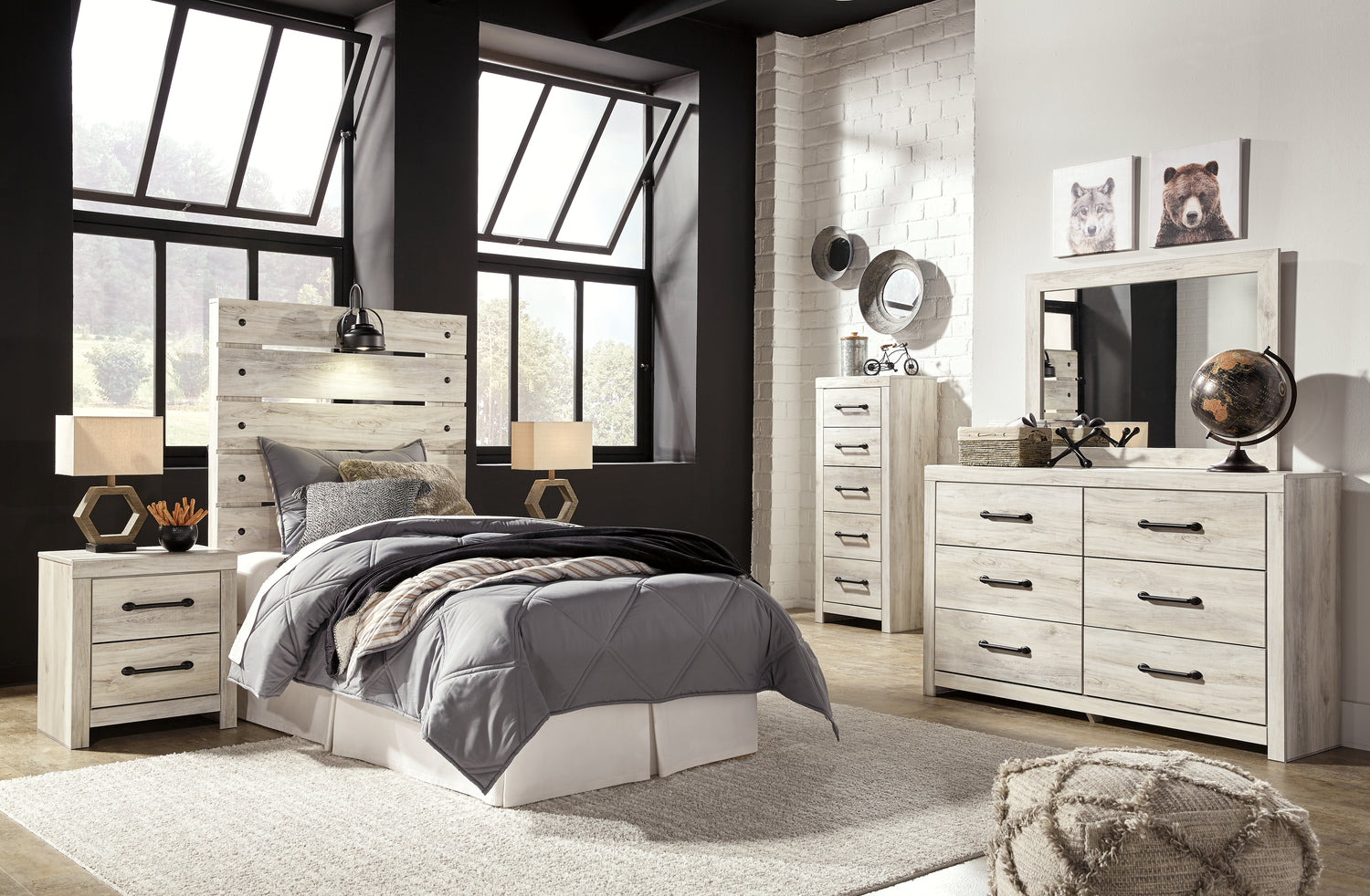 Cambeck Queen Panel Storage Bed, Dresser, Chest and 2 Nightstands