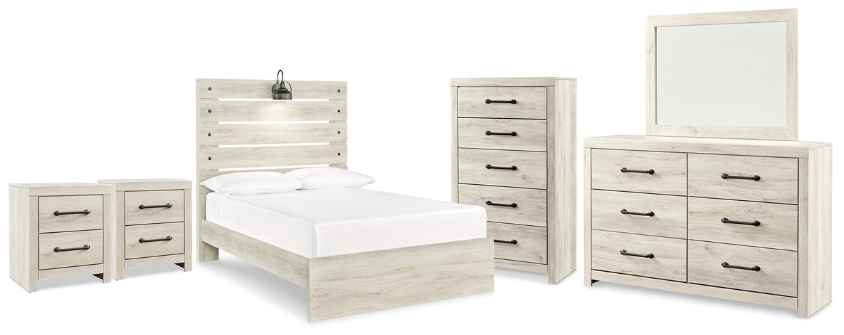 Furniture City Houma - Ashley Furniture - Cambeck Full Panel Bed, Dresser, Mirror, Chest and 2 Nightstands - Full Panel Bed, Dresser, Mirror, Chest and 2 Nightstands - B192B126