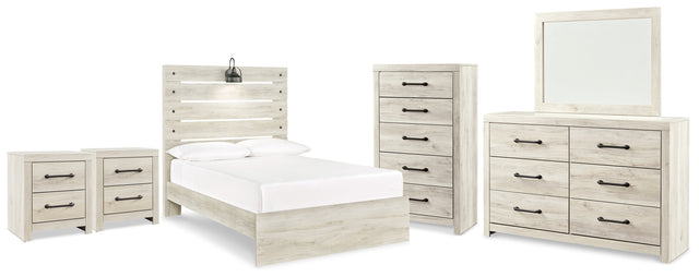 Furniture City Houma - Ashley Furniture - Cambeck Full Panel Bed, Dresser, Mirror, Chest and 2 Nightstands - Full Panel Bed, Dresser, Mirror, Chest and 2 Nightstands - B192B126