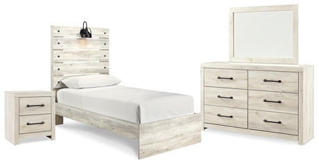 Furniture City Houma - Ashley Furniture - Cambeck Twin Panel Bed, Dresser, Mirror and Nightstand - Twin Panel Bed, Dresser, Mirror and Nightstand - B192B53