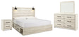 Furniture City Houma - Ashley Furniture - Cambeck King Panel Bed with Storage, Dresser, Mirror and Nightstand - King Panel Bed with Storage, Dresser, Mirror and Nightstand - B192B52