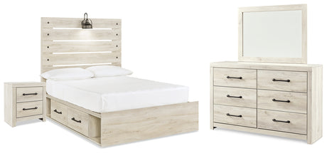 Furniture City Houma - Ashley Furniture - Cambeck Full Panel Storage Bed, Dresser, Mirror and Nightstand - Full Panel Storage Bed, Dresser, Mirror and Nightstand - B192B89