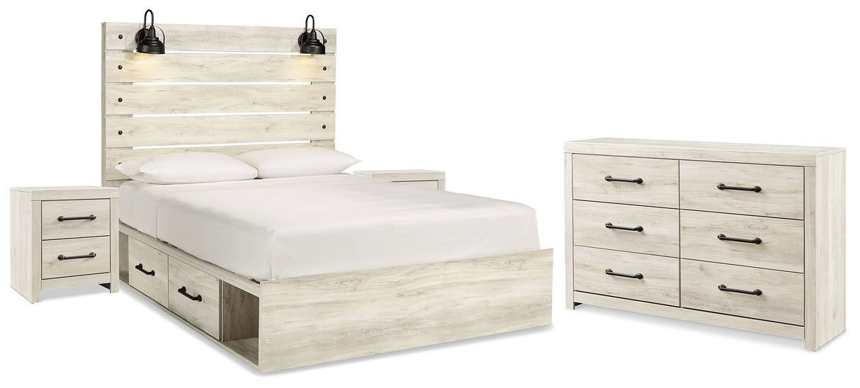 Furniture City Houma - Ashley Furniture - Cambeck Queen Panel Bed with Storage, Dresser and 2 Nightstands - Queen Panel Bed with Storage, Dresser and 2 Nightstands - B192B99