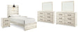 Furniture City Houma - Ashley Furniture - Cambeck Twin Panel Bed, 2 Dressers, 2 Mirrors and 2 Nightstands - Twin Panel Bed, 2 Dressers, 2 Mirrors and 2 Nightstands - B192B88