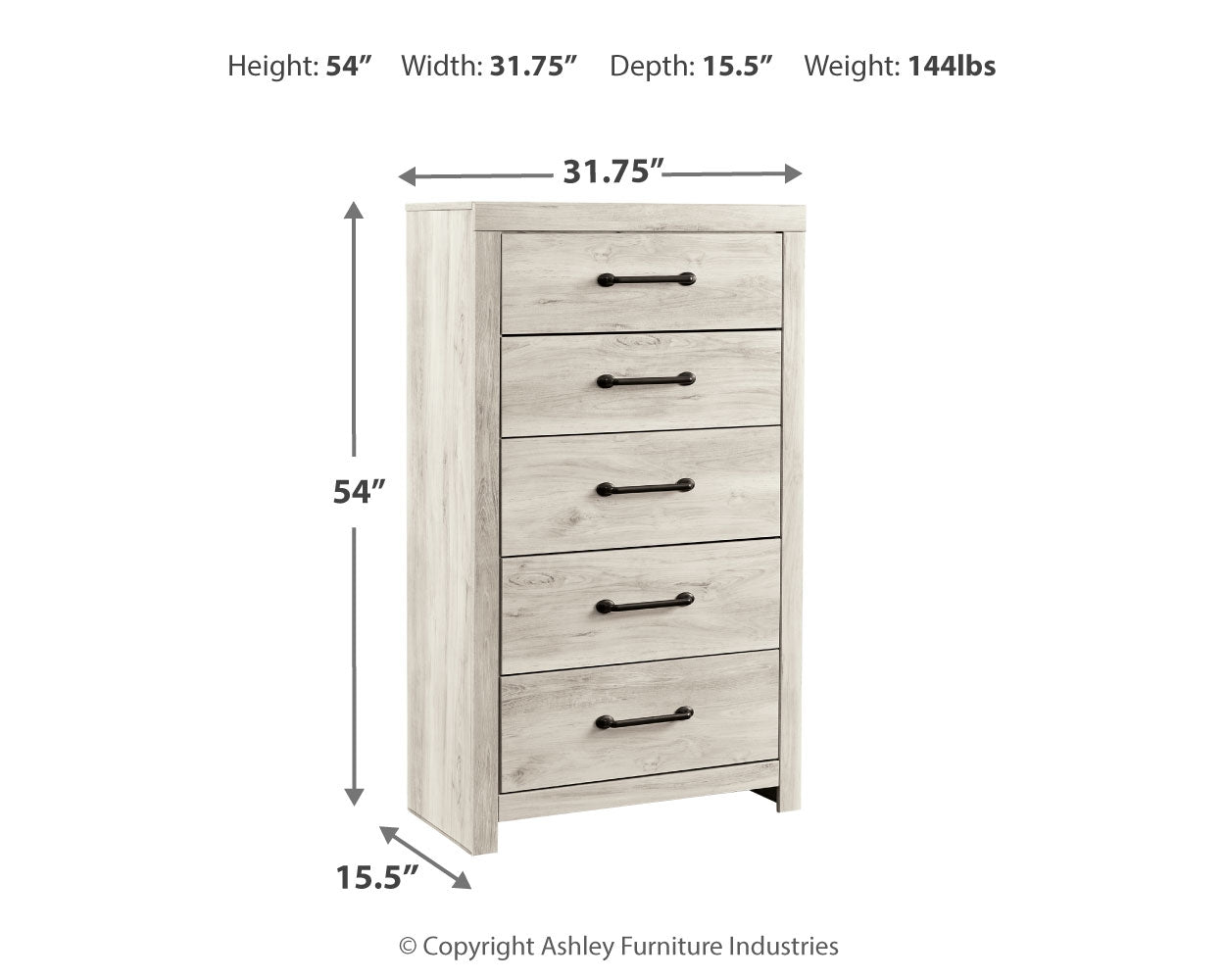 Cambeck Queen Storage Bed, Chest and 2 Nightstands