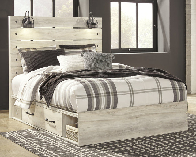 Furniture City Houma - Ashley Furniture - Cambeck Queen Panel Bed with 2 Storage Drawers - Queen Panel Bed with 2 Storage Drawers - B192B17