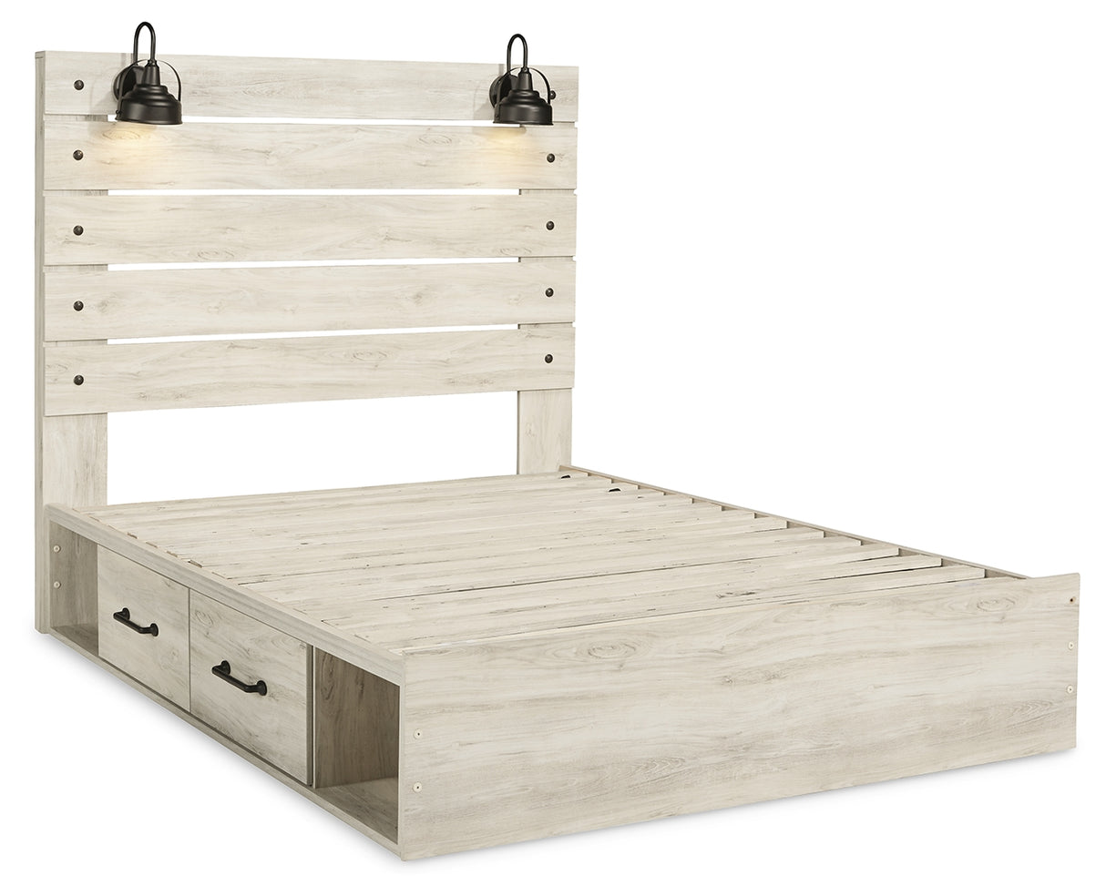 Cambeck Queen Panel Bed with Storage, Dresser and 2 Nightstands