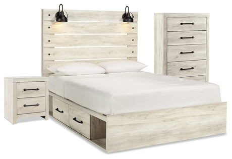 Furniture City Houma - Ashley Furniture - Cambeck Queen Panel Bed with Storage, Chest and Nightstand - Queen Panel Bed with Storage, Chest and Nightstand - B192B67