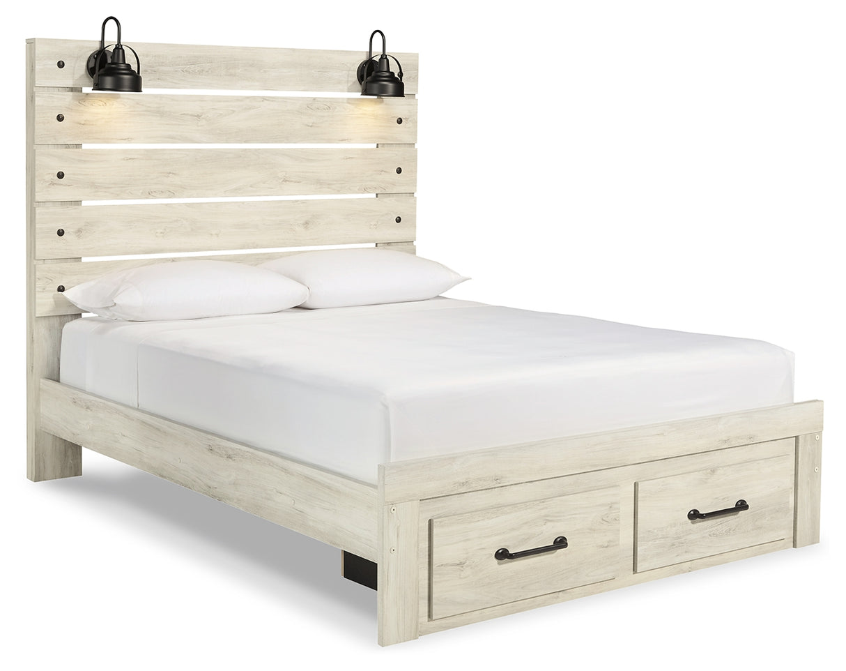 Cambeck Queen Panel Storage Bed, Dresser and 2 Nightstands